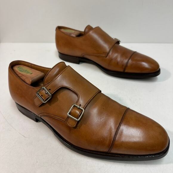 NEW HEELS Crockett & Jones x Polo Ralph Lauren Double Monk Strap England 10.5 D - Picture 5 of 12